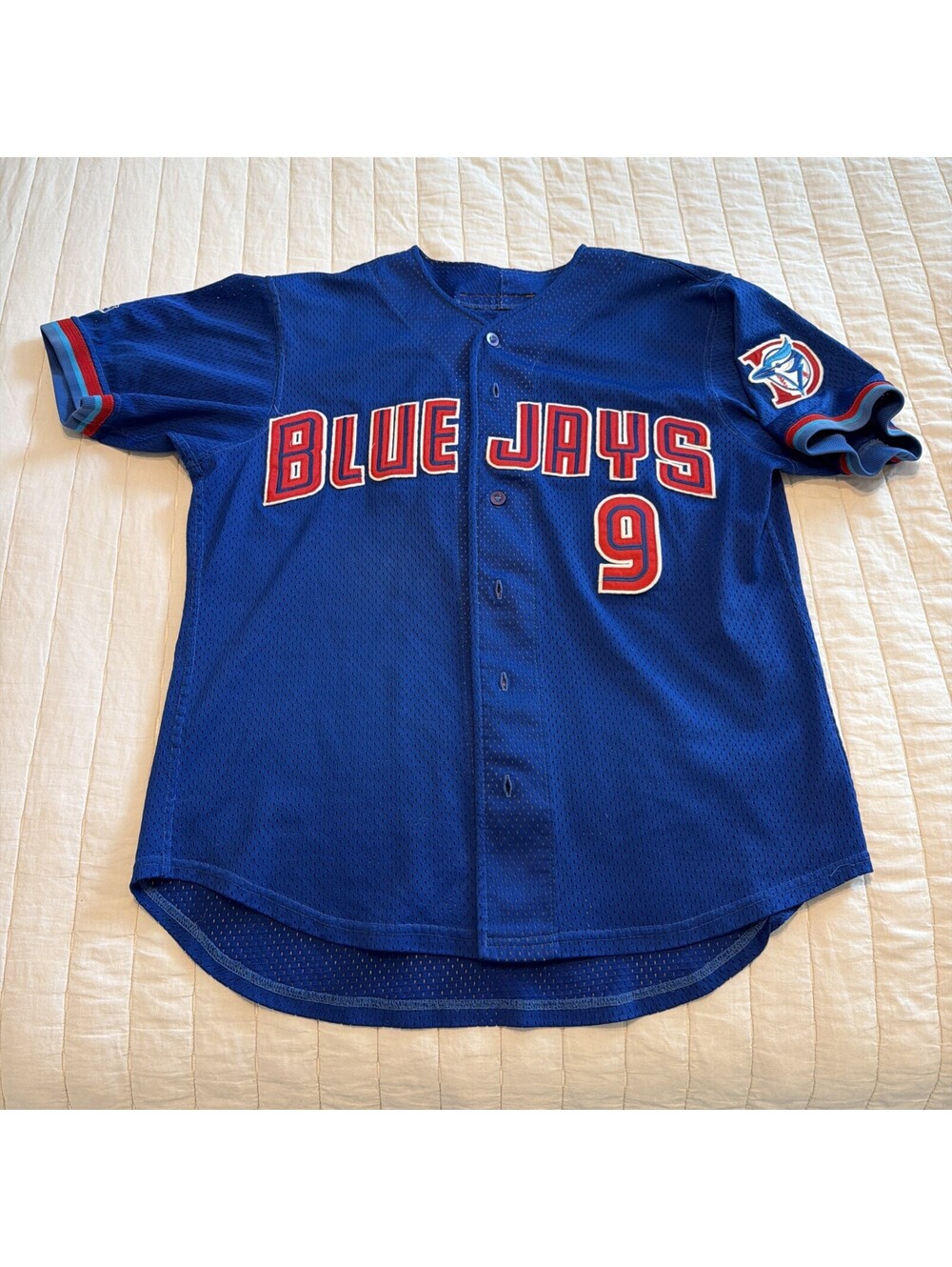 1990s Dunedin Blue Jays #9 Game Used Blue Jersey Size 46